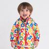 MIKI HOUSE HOT BISCUITS Windbreaker for Boys and Girls, Multicolor, 80cm (Product Code: 71-3701-685)