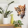 Креативный настенный кот, спальня, гостиная, домашний фон, украшение, настенная наклейка