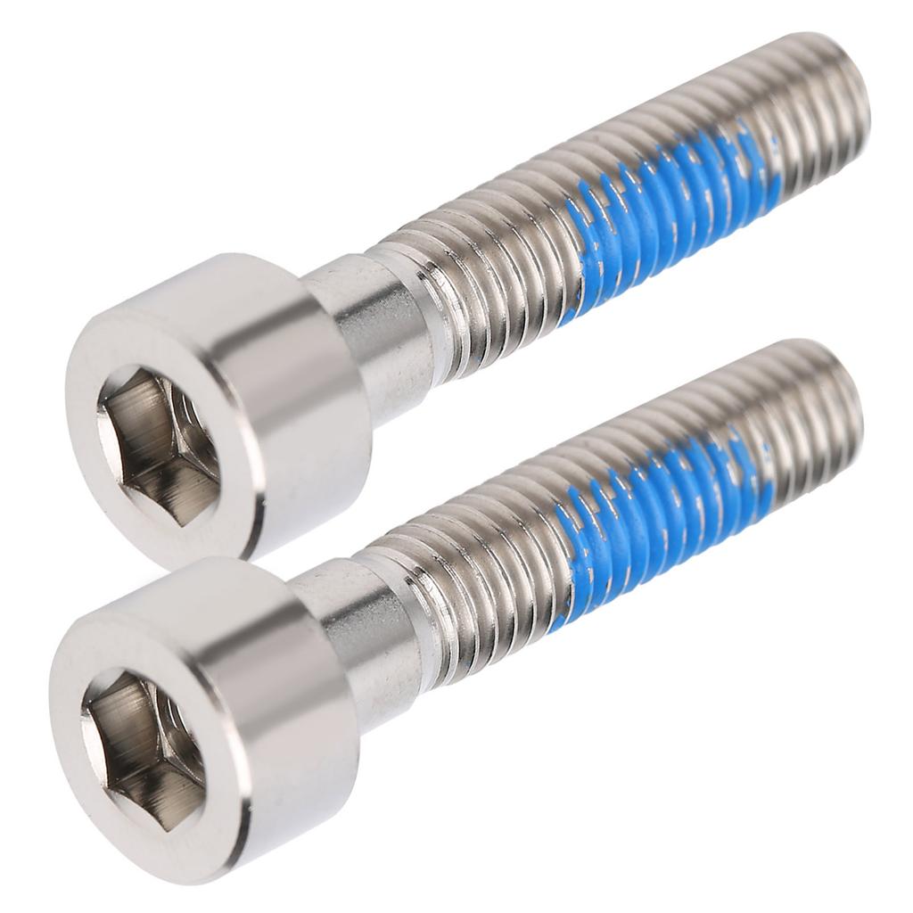 2 шт. Болты выноса руля велосипеда M6x30 мм для горного и шоссейного велосипеда, винты крышки рулевой колонки, серебристые