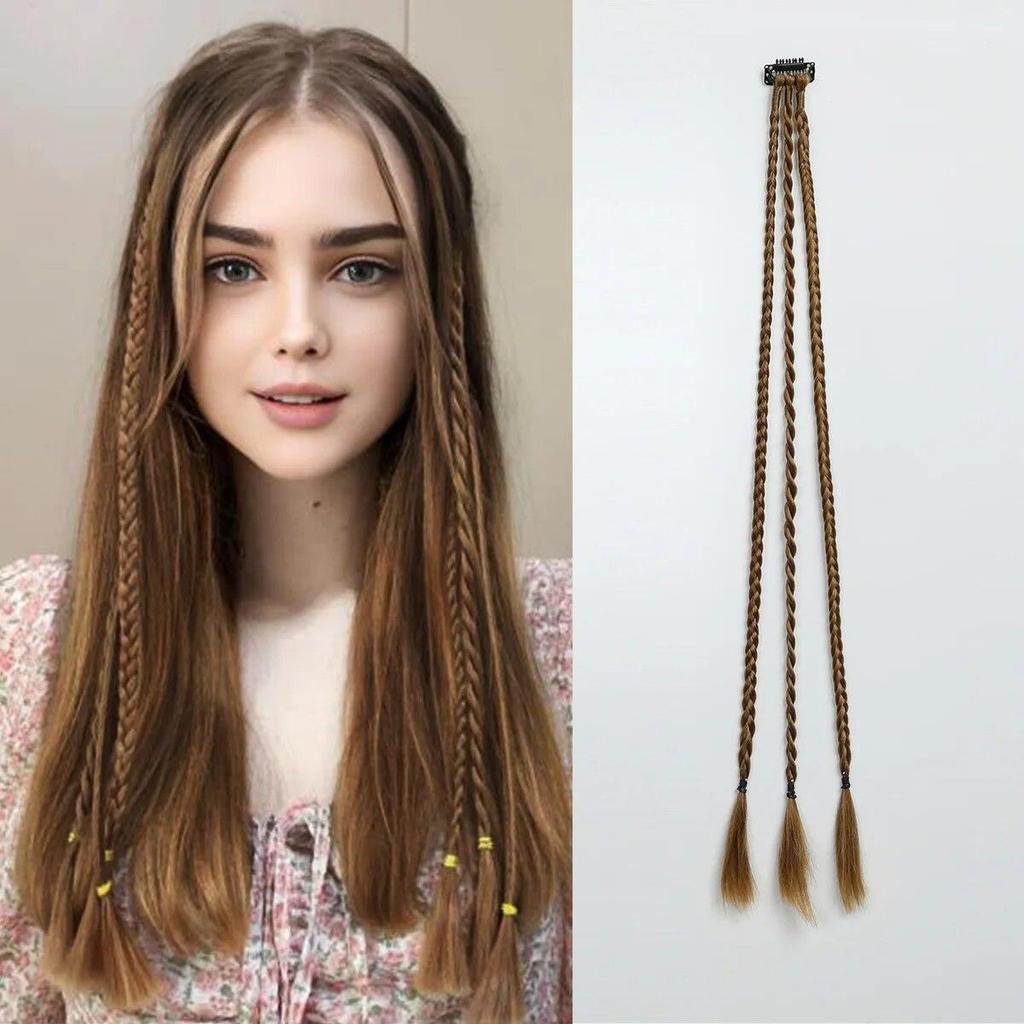 ALAN EATON 20-дюймовый синтетический парик, косы с зажимом, боксерская коса, дреды, наращивание волос на клипсе, грязные косички, боксерская коса, термостойкая