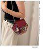 Ethnic Style Small Bag for Women Summer Chain Crossbody Bag Stylish Casual Tassel Fashion Small Square Bag
