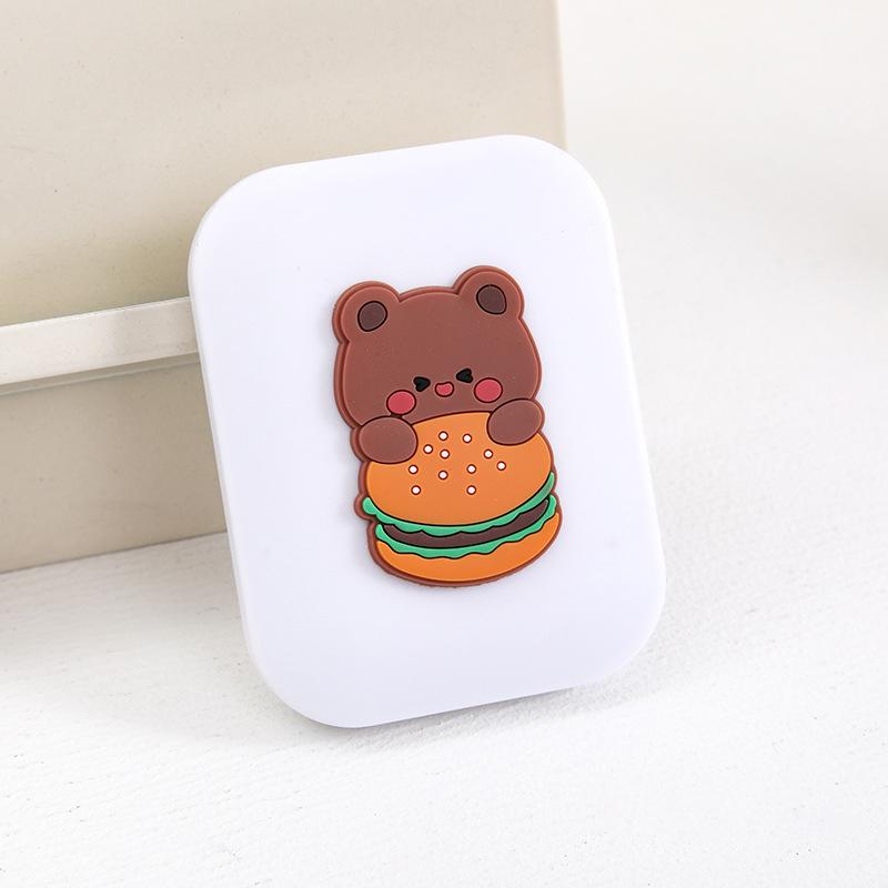 Портативная мультяшная карманная дорожная маленькая массажная щетка для волос мини-карманное зеркало складная расческа для женщин и девочек милые инструменты для укладки