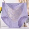6XL Women Plus Size Underpants Pure Cotton Antibacterial Soft Seamless High Waisted Breathable Triangle Panties