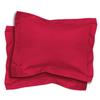 Pillowcases - 100% Cotton - Red - 50x70 Cm - Set of 2 - 57 Threads/cm2 Weave