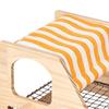 Bird Nest For Cage Breathable Cave Bird Nest With Stainless Steel Mesh Bottom For Breeding Sleeping Conure Lovebird Cockatiel