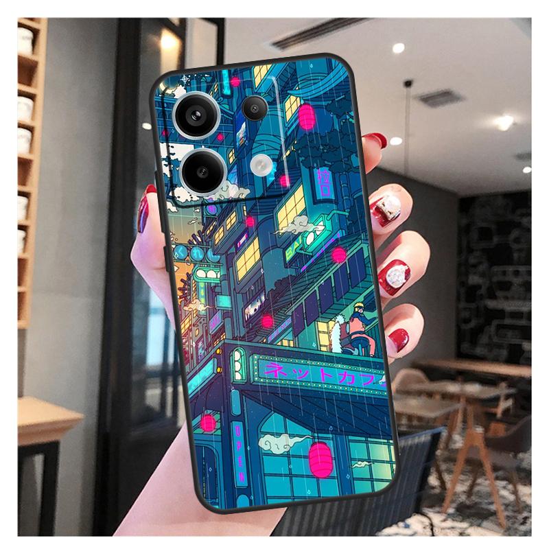 Art Pixel Aesthetic Case For Xiaomi Redmi Note 13 12 11 9 10 Pro 9S 10S 11S 12S Redmi 13 12 10C 12C 13C Coque