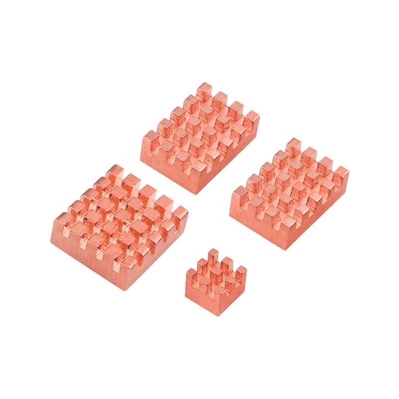 Raspberry Pi 5 Aluminum Heatsink & Copper Radiator with Thermal Paste