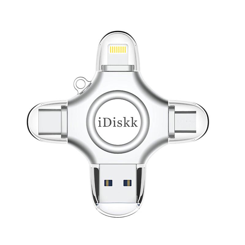 IDiskk MFi Сертифицированная Мобильная USB Флеш-память с Мультиинтерфейсом