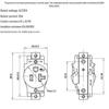 XIONGDA NEMA 5-20R American 3-Hole 20A 120V Single Gang Socket