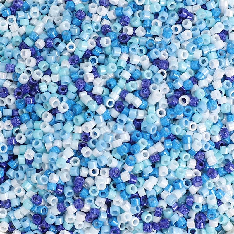 Маленькие круглые стеклянные бусины для самостоятельного изготовления украшений - античная отделка, несколько цветов