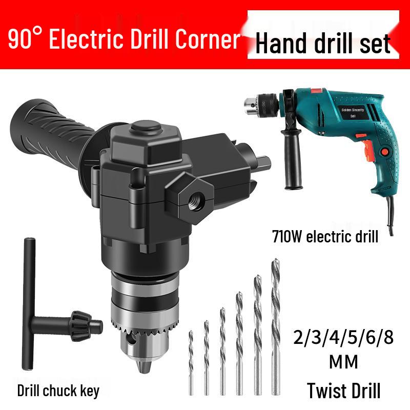 90° Right Angle Electric Screwdriver Drill Bit Adapter