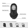Men Women Winter Balaclava Warm Soft Fleece Drawstring Neck Gaiter Cycling Hiking Running Outdoors Hat