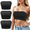 Women's Bandeau Bra Strapless Bra Elastic Non-padded Non-slip Silicone Bra