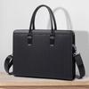 SCHWARZETIENNE Мужской деловой портфель из натуральной кожи с замком от кражи