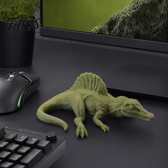 Аксессуар Динозавр для Компьютерного Монитора 4 шт. 3D-печатный Топпер, Веселый Декор для Рабочего Стола, Игрушка для Салона Автомобиля, Панели Монитора с Милыми Животными, Телевизора, Декор Рамки для Фотографий