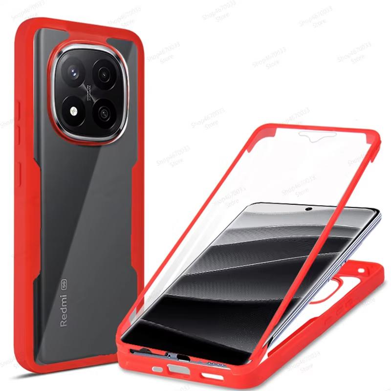 Чехлы для телефона с полной защитой на 360° для Xiaomi Redmi Note 14 13 12 11 Pro Plus 14S Противоударный чехол для Xiaomi Redmi Note 12S 11S 10S