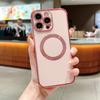 Чехол для iPhone 16 Pro Max, совместимый с MagSafe, гальванизированный, из ТПУ, чехол для телефона