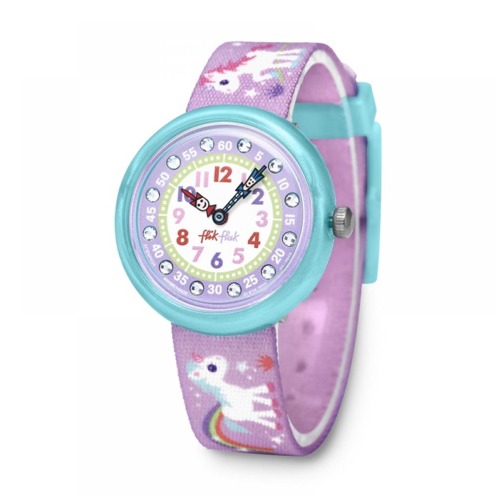 Flick Flock Fbnp033 Солнечные Часы Волшебные Единороги Детские Часы Nato