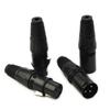 Разъемы XLR 3-контактные мама и папа для микрофонного кабеля 10 пар Предназначены для применений с DMX и микрофонными змеиными кабелями