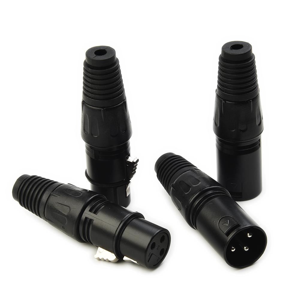Разъемы XLR 3-контактные мама и папа для микрофонного кабеля 10 пар Предназначены для применений с DMX и микрофонными змеиными кабелями