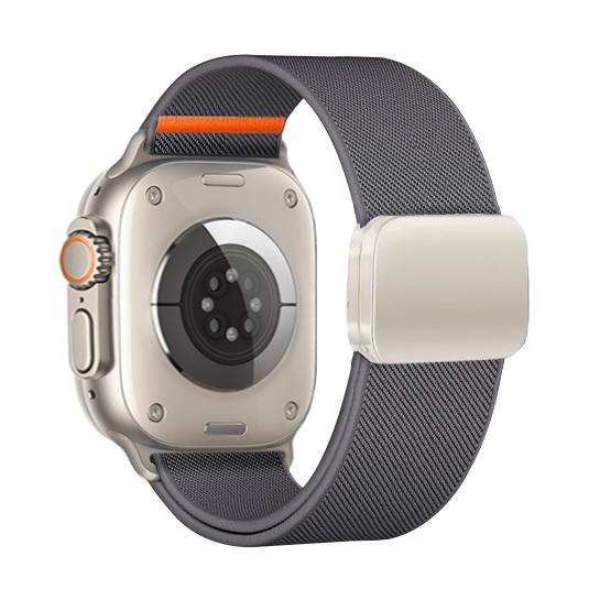 Magnetic Nylon Loop For Apple Watch Band 46mm 49mm 44mm 41 40mm 42mm Bracelet iWatch Series Ultra 3 11 SE 3 10 9 8 7 6 5 4 Strap
