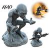 Unique Pen Storage Gollum Two-Hand Support Holder, 3D Printed PLA Desktop Organizer, Creative Organizer Movie Character Figurine Stand for Office And