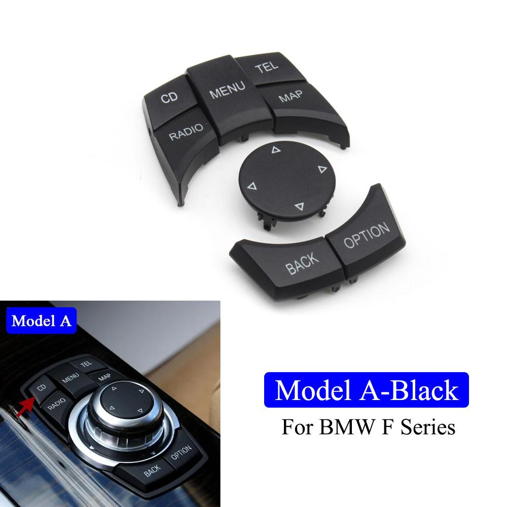 Car Central Console CIC Multi-Media Control Button Cover For BMW 3 5 7 X5 F Series F20 F21 F30 F31 F07 F10 F11 F06 F12 F15 F25