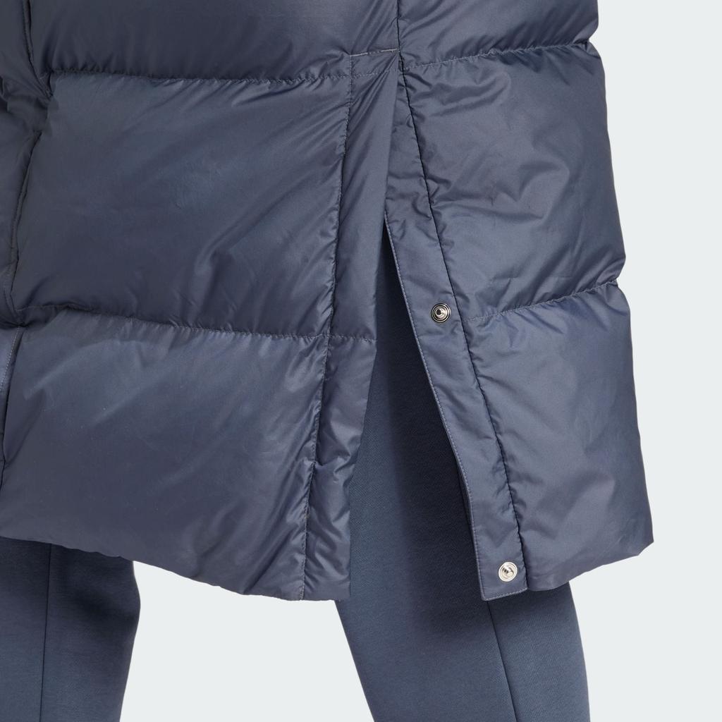 adidas Manchester United FW24 спортивная повседневная длинная теплая куртка-пуховик мужская верхняя одежда темно-серый IT4186
