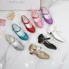 Girls' High Heels, Children's Leather Shoes, Korean Princess Single Shoes, Sequins, Student Dance Shoes, Spring and Autumn Shoes