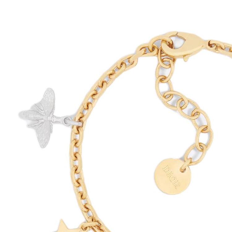 Dior Unique Design Gold Plated Bracelet Unisex jewelry B2939WOMRS_D01W