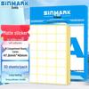 Sinmark A4 Матовая самоклеящаяся бумага для струйной печати