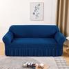 Sofa Cover Thick Elastic Solid Stretch Couch Slipcovers 1/2/3/4 Seater Sofa Armchair Cover