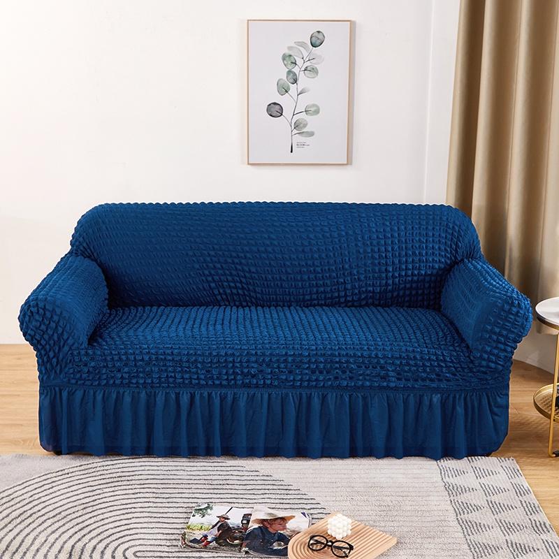 Sofa Cover Thick Elastic Solid Stretch Couch Slipcovers 1/2/3/4 Seater Sofa Armchair Cover