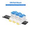 1 Pack 6 Positions Screw Terminal Strip Blocks with Cover Junction Box Branch Box Din Rail Terminal