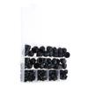 Threaded Inserts with Caps Set Plastic Locking Assortment Easy to Use Self Locking Nut with Caps Set Essential Nut Set