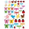 MégaCréa DIY - Gommettes printemps de 1,5 à 3,7 cm 86 pièces