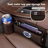 For Volvo Car Seat Gap Organizer Storage Box Keys Card Cup Phone Holder V40 V60 C30 C70 S60 S80 S90 XC40 XC60 XC70 XC90 T6