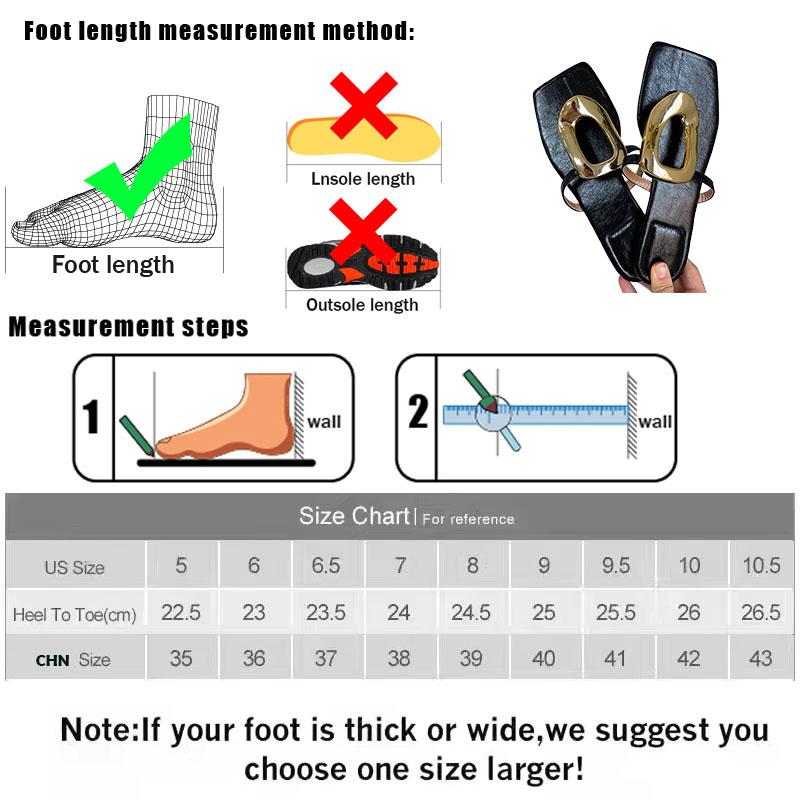 Fashion Black Luxury Slides Ladies Flats Slippers Shoes Female Flip Flops Summer Beach Fashion Metal Women Slippers Shoes Big Size