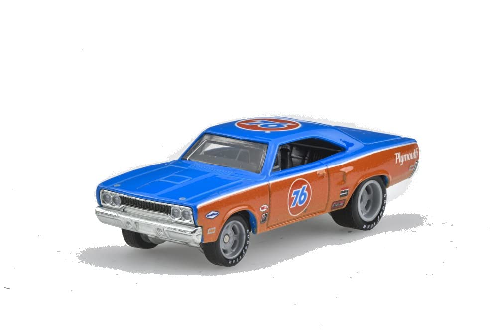 Hot Wheels Premium 2 Pack Plymouth Super Runner Years Old and HCY76 Bird/Road [3 Up]