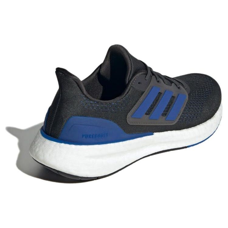 adidas Pureboost 23 Удобные тренировочные кроссовки для бега Мужские кроссовки Черно-синие IF2367