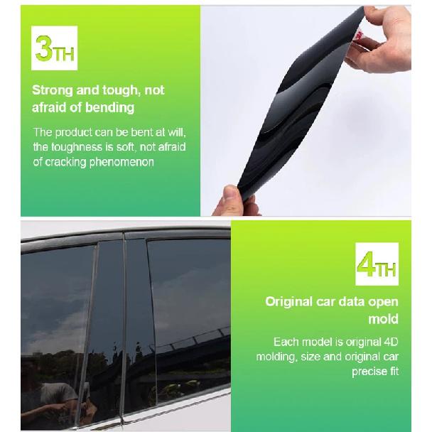 For Toyota Corolla E210 Saloon 2019-2025 Altis Prestige 16PCS Window Cover Door Decal B C Column Pillar Sticker Car Accessories
