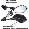 Mamiko Motorcycle Rear View Mirrors Compatible with CBR300R CBR500R CBR600 F4 F4I CBR600RR CBR1000RR CBR900 CBR919 CBR929 CBR954 VTR1000 GT125R