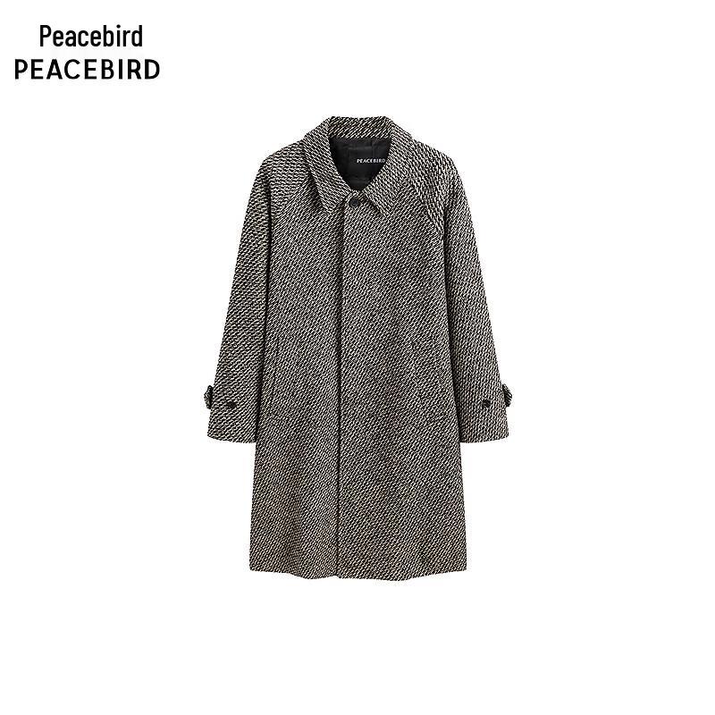 Мужское пальто PEACEBIRD из смеси шерсти альпаки