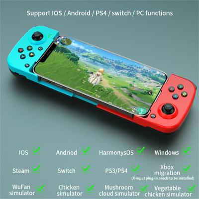 Эластичный беспроводной геймпад-джойстик, совместимый для телефона Ios/android, 3d, выдвижной