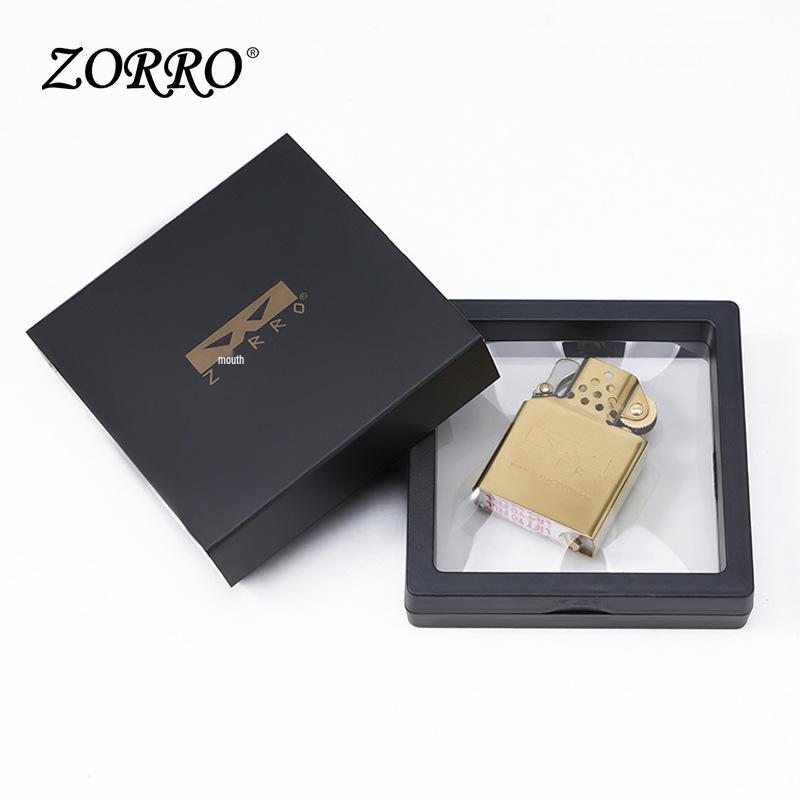 Ветрозащитная керосиновая зажигалка ZORRO Z910S, реплика 1941 года, со сменным баком и огнивом второго поколения