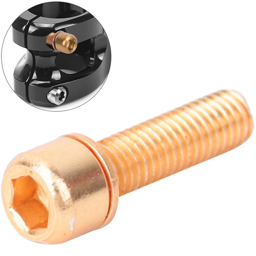 Болт с винтом для выноса руля велосипеда M5x18 мм со стальной прокладкой, детали рулевого управления велосипеда