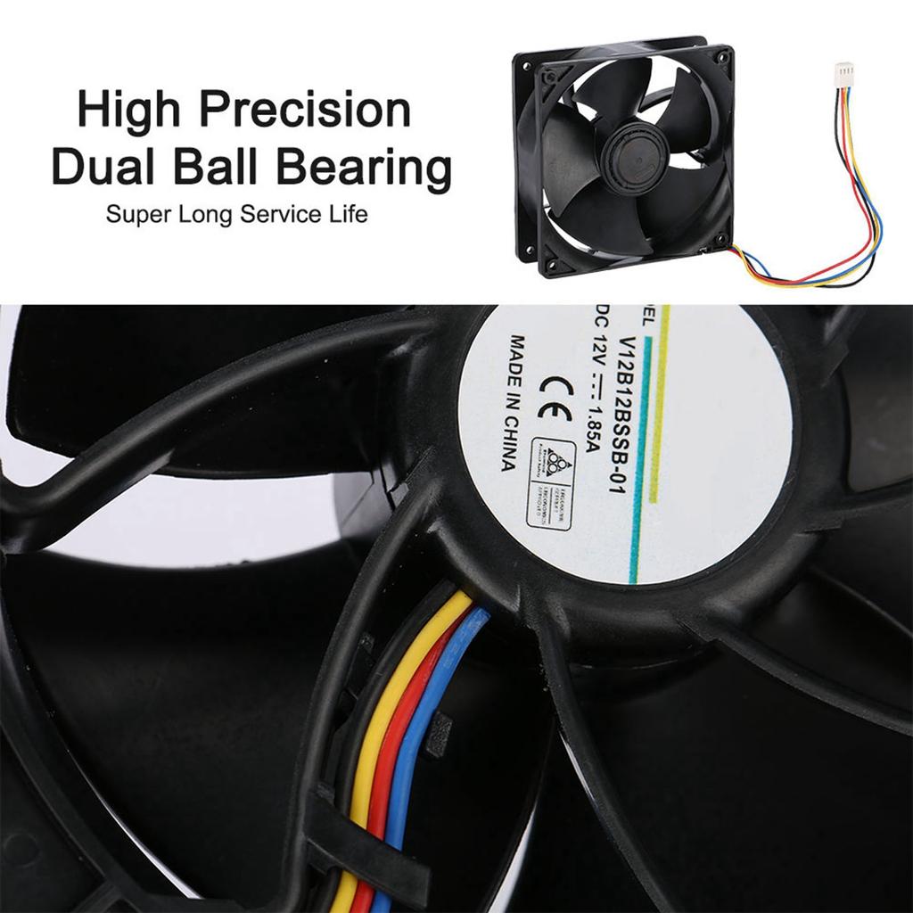 6500 об/мин высокоскоростной охлаждающий вентилятор 267CFM Wind Force быстрое рассеивание тепла охлаждающий вентилятор для майнинга