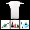 Cone Shape Epoxy Resin Molds Stereoscopic Tower for DIY Jewelry Making Rings Display Stand Holder