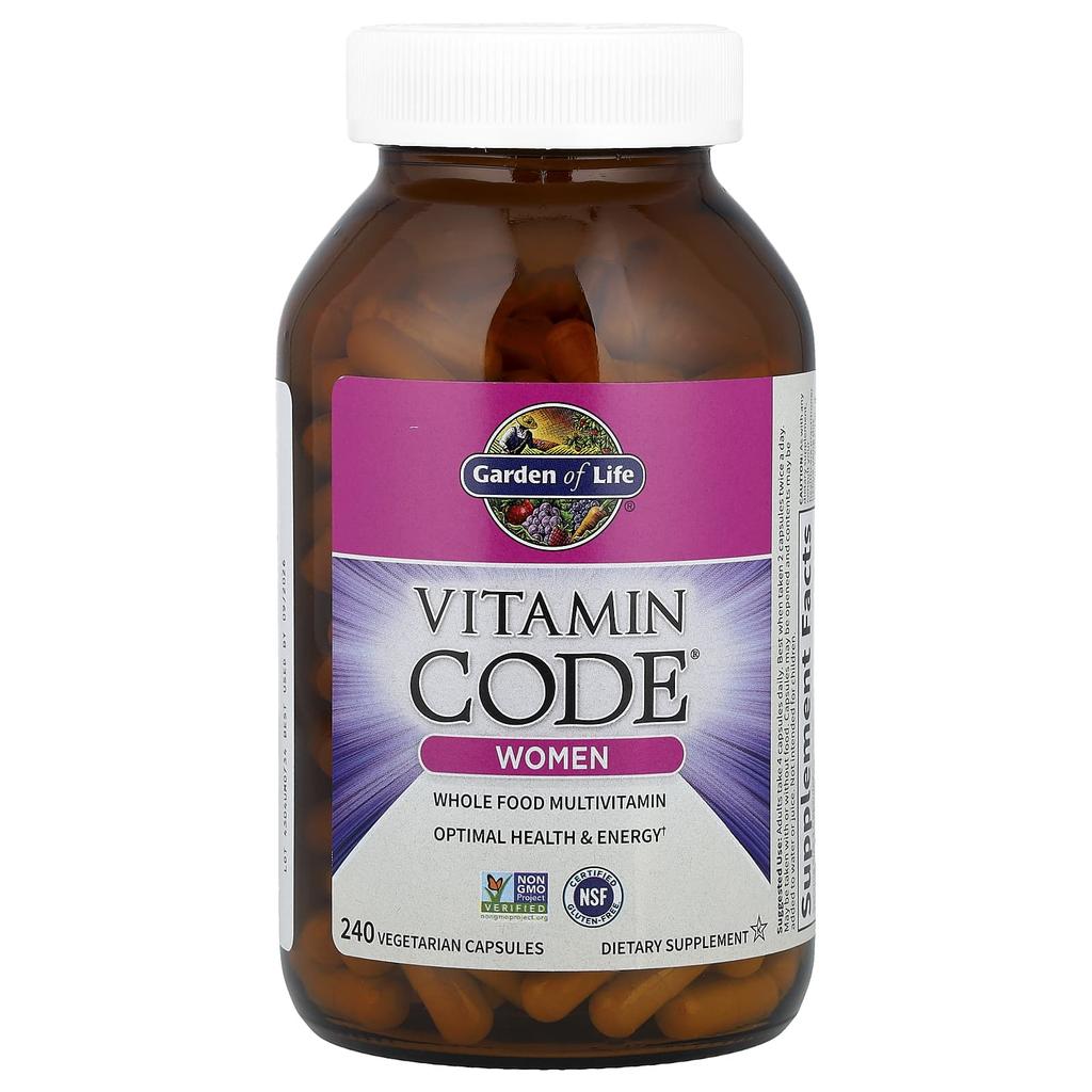 Vitamin Code®, Whole Food Multivitamin, Women's, Veggie Capsules 240