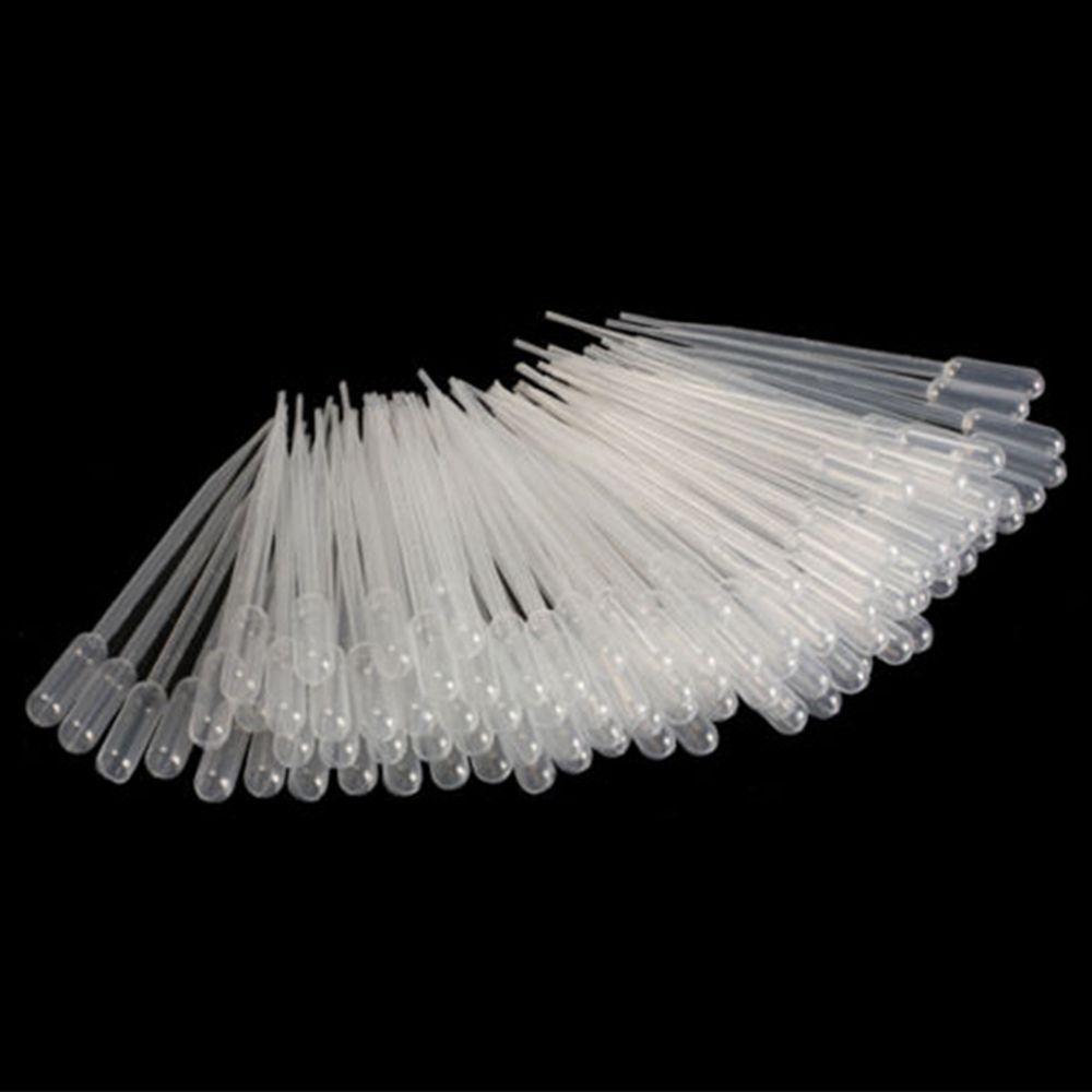 Disposable Multi-function 100Pcs Eye Dropper Plastic Practical Pipettes Dropper Graduated Transfer